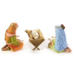 MacKenzie-Childs Patience Brewster Nativity Holy Family Figures* Room Accents