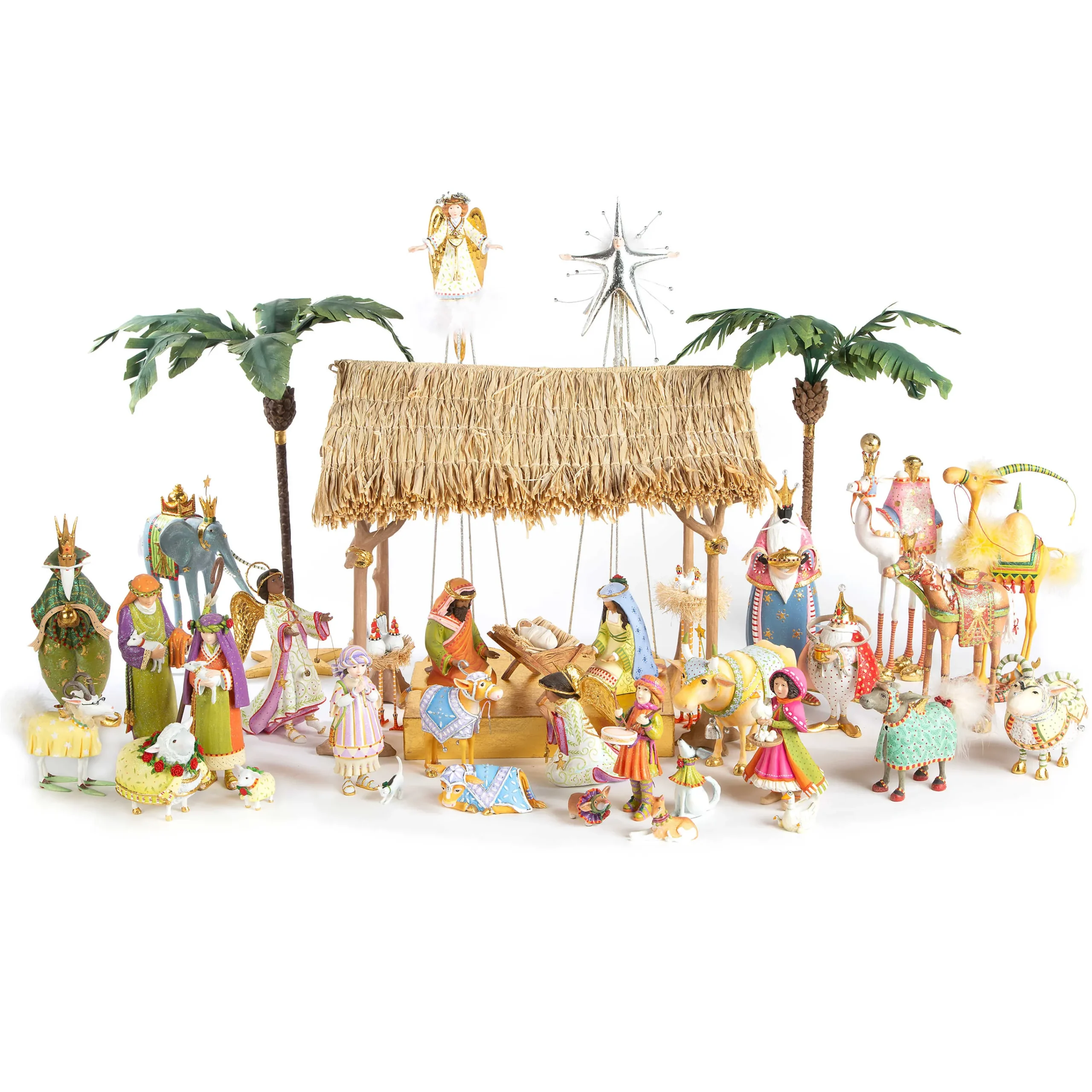MacKenzie-Childs Patience Brewster Nativity World Rejoicing Angel Figure* Room Accents