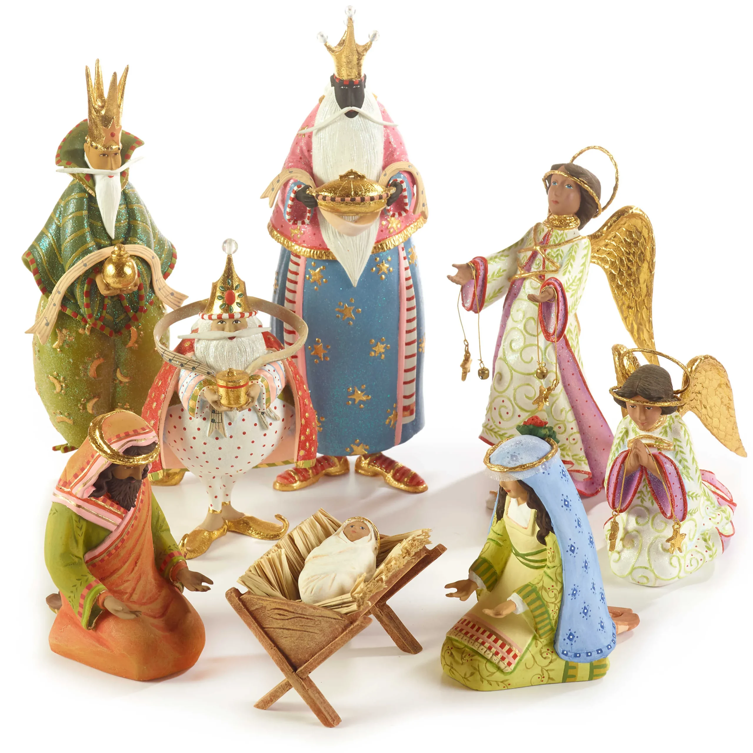 MacKenzie-Childs Patience Brewster Nativity World Rejoicing Angel Figure* Room Accents