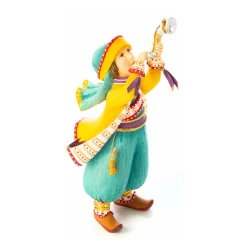 MacKenzie-Childs Patience Brewster Nativity Shofar Player Figure* Room Accents