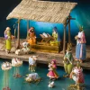 MacKenzie-Childs Patience Brewster Nativity Girl With Duck Figures* Room Accents