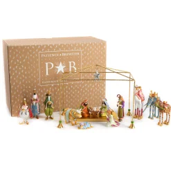 MacKenzie-Childs Patience Brewster Nativity Mini Figures Introductory Set* Room Accents
