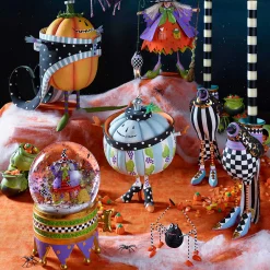 MacKenzie-Childs Patience Brewster Raggedy Witch Crystal Ball Globe* Room Accents