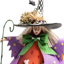 MacKenzie-Childs Patience Brewster Raggedy Witch Figure* Room Accents