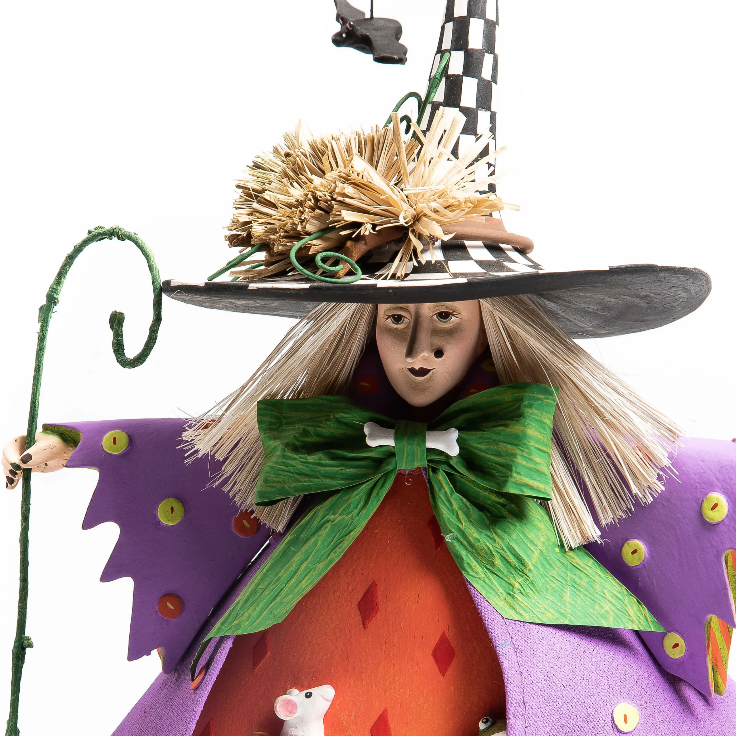 MacKenzie-Childs Patience Brewster Raggedy Witch Figure* Room Accents