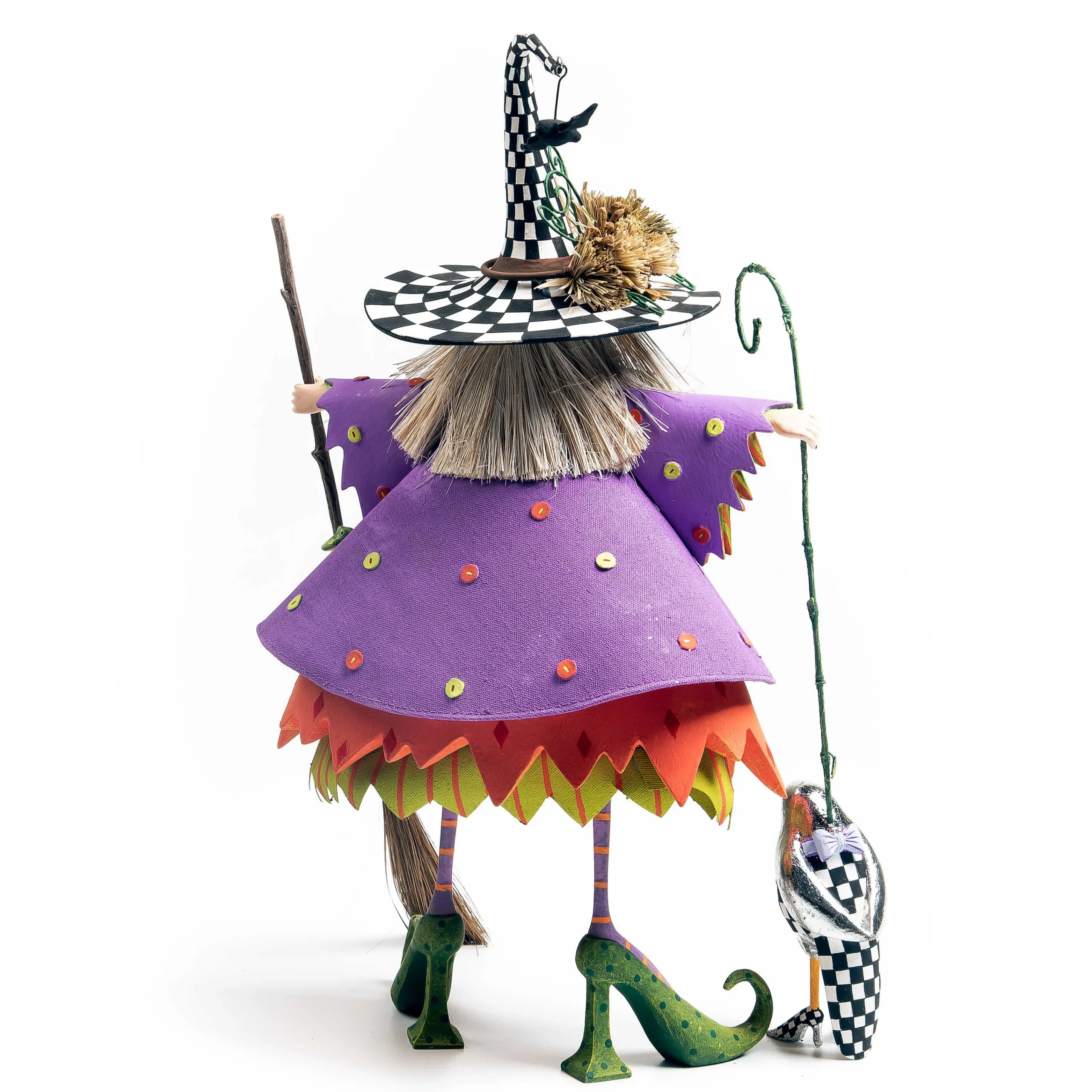 MacKenzie-Childs Patience Brewster Raggedy Witch Figure* Room Accents