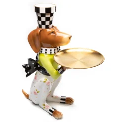 MacKenzie-Childs Patience Brewster Really Rosy Pointsittier Butler* Serveware