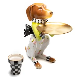 MacKenzie-Childs Patience Brewster Really Rosy Pointsittier Butler* Serveware