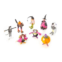 MacKenzie-Childs Patience Brewster Spooky House Minis - Set Of 8* Room Accents