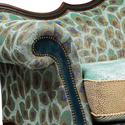 MacKenzie-Childs Peacock Sofa* Living Room