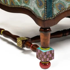 MacKenzie-Childs Peacock Sofa* Living Room