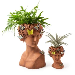 MacKenzie-Childs Persephone Bust Planter - Large* Pots & Planters
