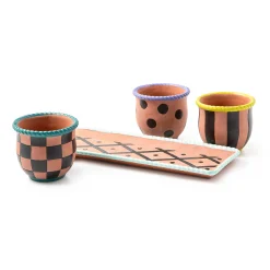 MacKenzie-Childs Persephone Herb Pots - Set Of 3* Pots & Planters