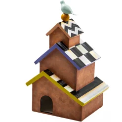 MacKenzie-Childs Persephone Tabletop Birdhouse* Outdoor Decor