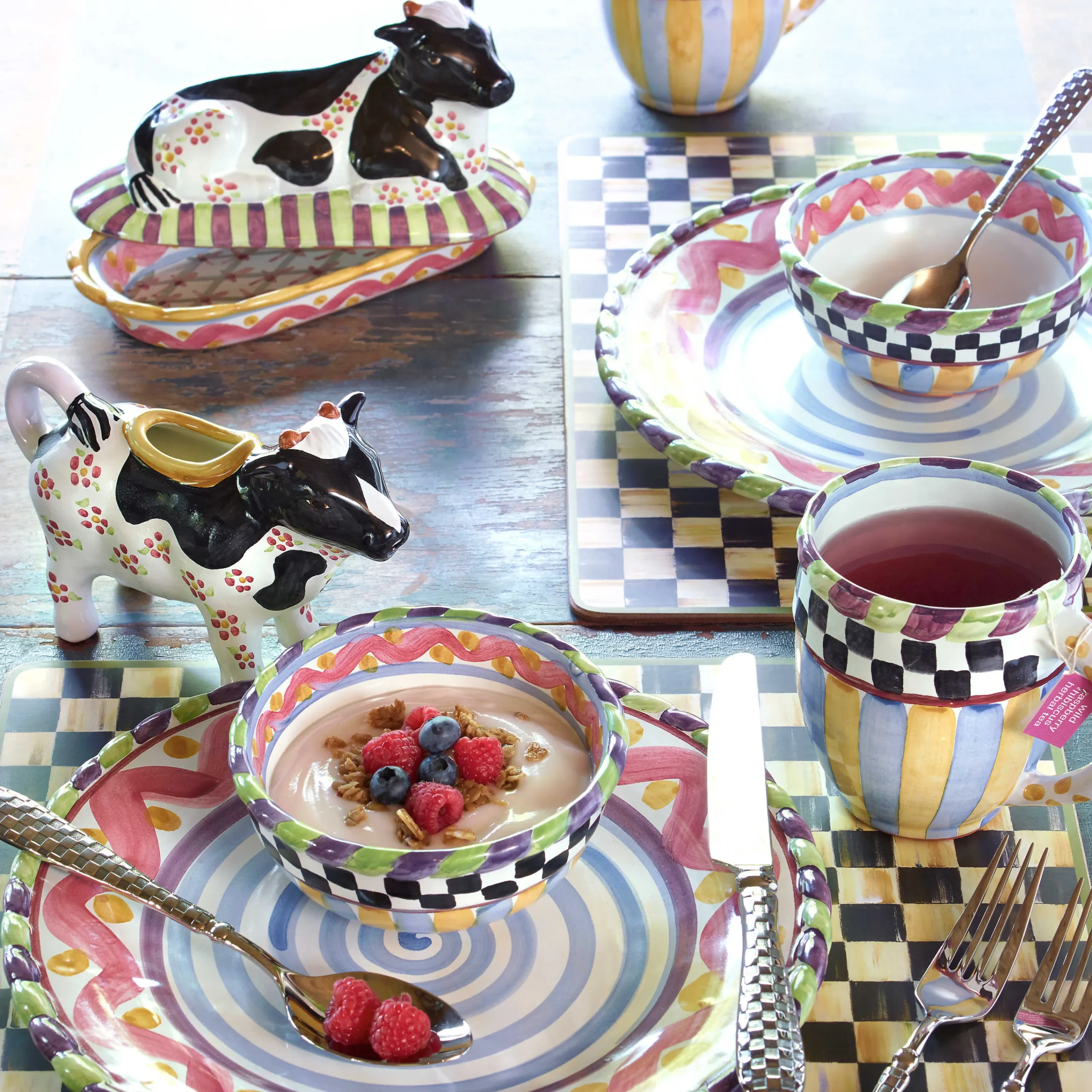 MacKenzie-Childs Piccadilly Mug* Outdoor Entertaining