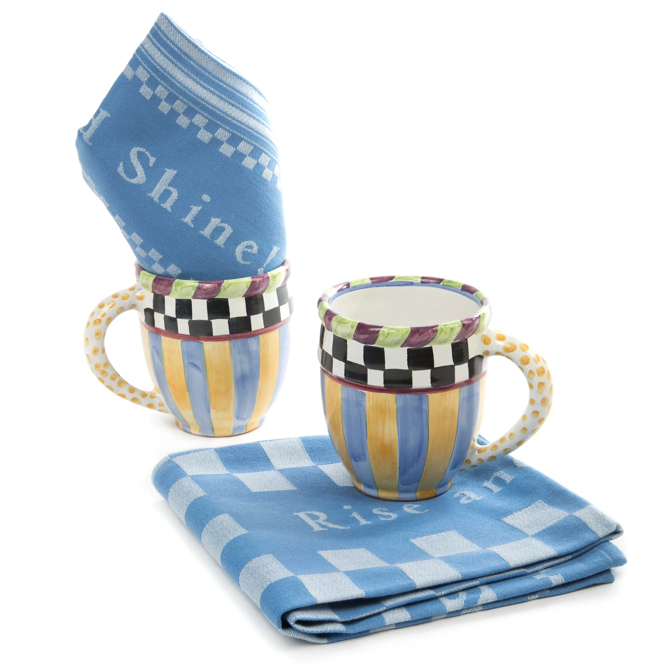 MacKenzie-Childs Piccadilly Mug* Outdoor Entertaining