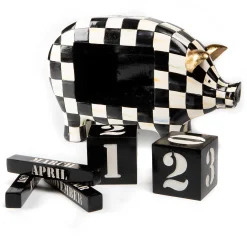 MacKenzie-Childs Pig Everlasting Calendar* Room Accents