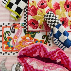 MacKenzie-Childs Poppy Bath Rug* Bed & Bath