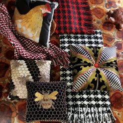 MacKenzie-Childs Portobello Road Square Pillow* Pillows, Throws, & Cushions