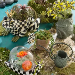 MacKenzie-Childs Pot Croaker Pot Climber* Pots & Planters