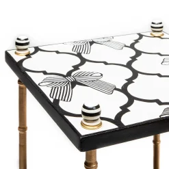 MacKenzie-Childs Pretty As A Bow 3 Tiered Table* Living Room