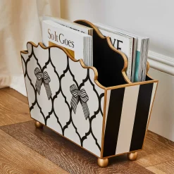 MacKenzie-Childs Pretty As A Bow Magazine Rack* Room Accents