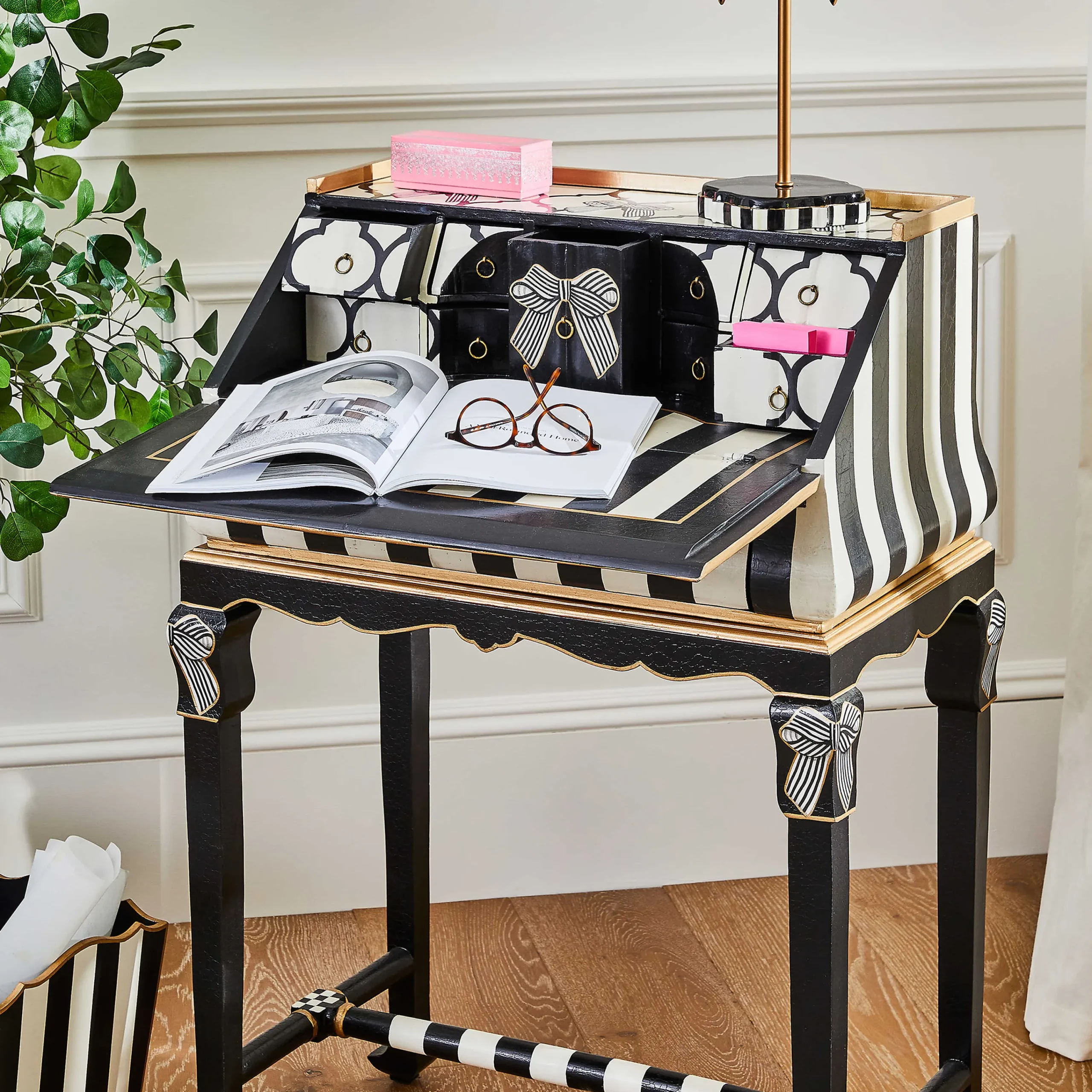 MacKenzie-Childs Pretty As A Bow Writing Desk* Living Room