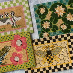 MacKenzie-Childs Queen Bee Entrance Mat* Entryway & Porch