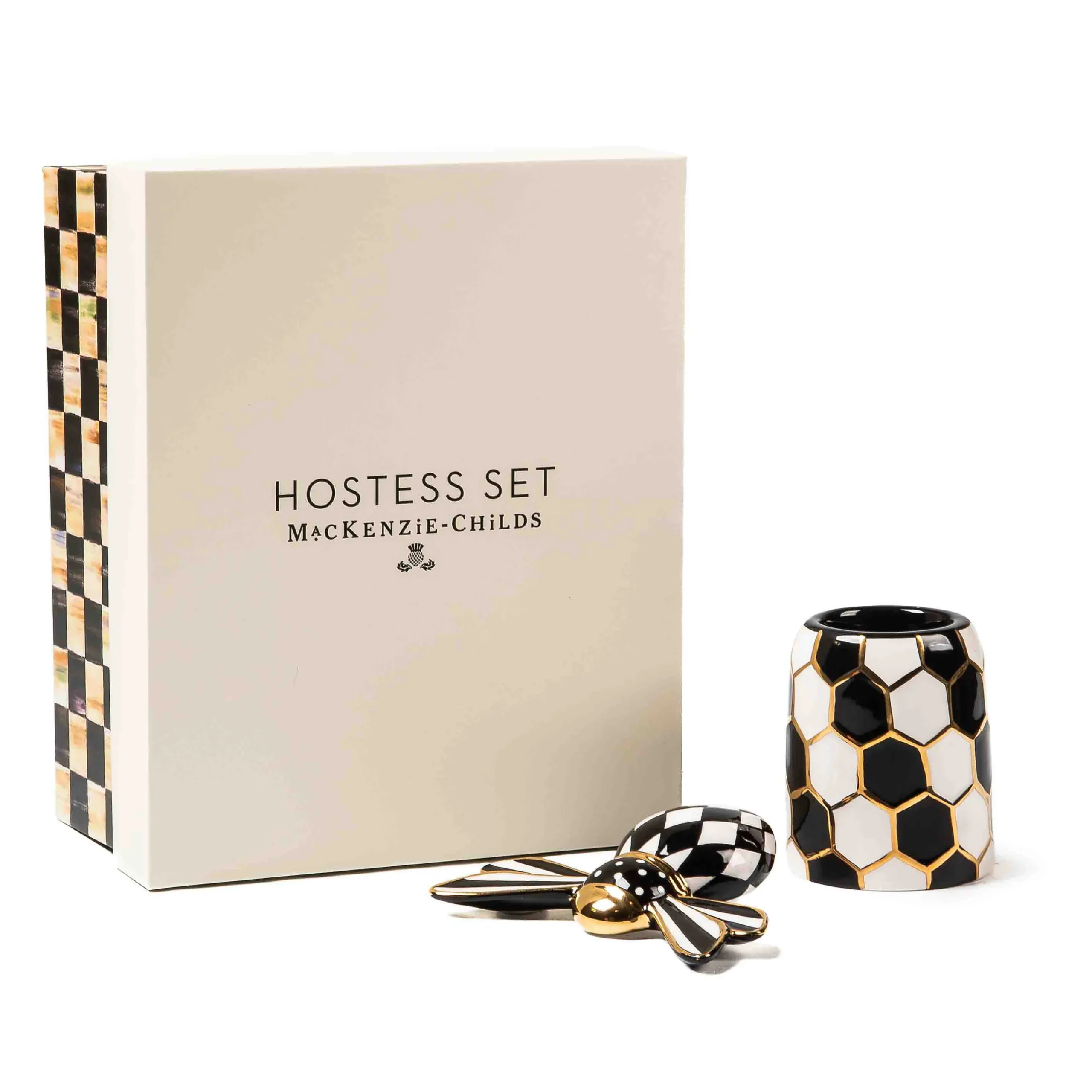 MacKenzie-Childs Queen Bee Hostess Set* Outdoor Entertaining