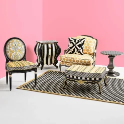 MacKenzie-Childs Queen Bee Ottoman* Living Room
