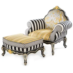 MacKenzie-Childs Queen Bee Ottoman* Living Room