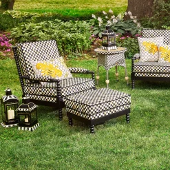 MacKenzie-Childs Queen Bee Outdoor Lumbar Pillow* Outdoor Decor