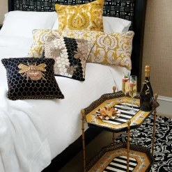 MacKenzie-Childs Queen Bee Pillow* Pillows, Throws, & Cushions
