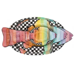 MacKenzie-Childs Rainbow Fish Dinner Platter* Outdoor Entertaining