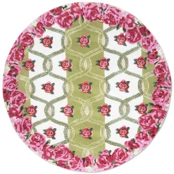MacKenzie-Childs Really Rosy Rug - 6' Round* Rugs