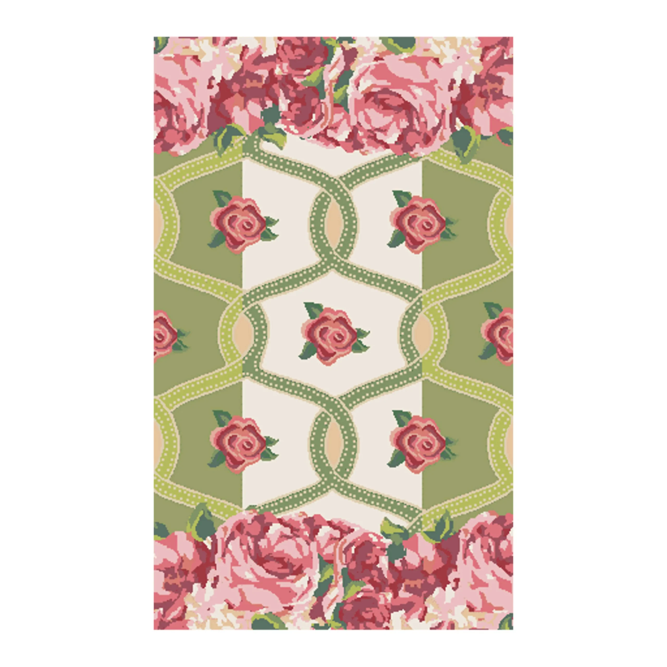 MacKenzie-Childs Really Rosy Rug - 2'3" X 3'9"* Rugs