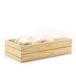 MacKenzie-Childs Rose Garden Stripe Eggs - Set Of 3* Room Accents