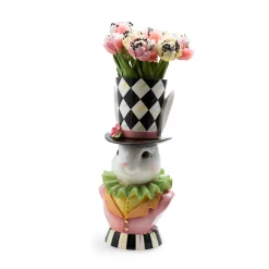 MacKenzie-Childs Rose Rabbit Planter* Pots & Planters