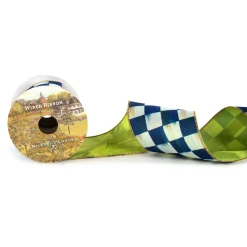 MacKenzie-Childs Royal Check 4" Ribbon* Room Accents