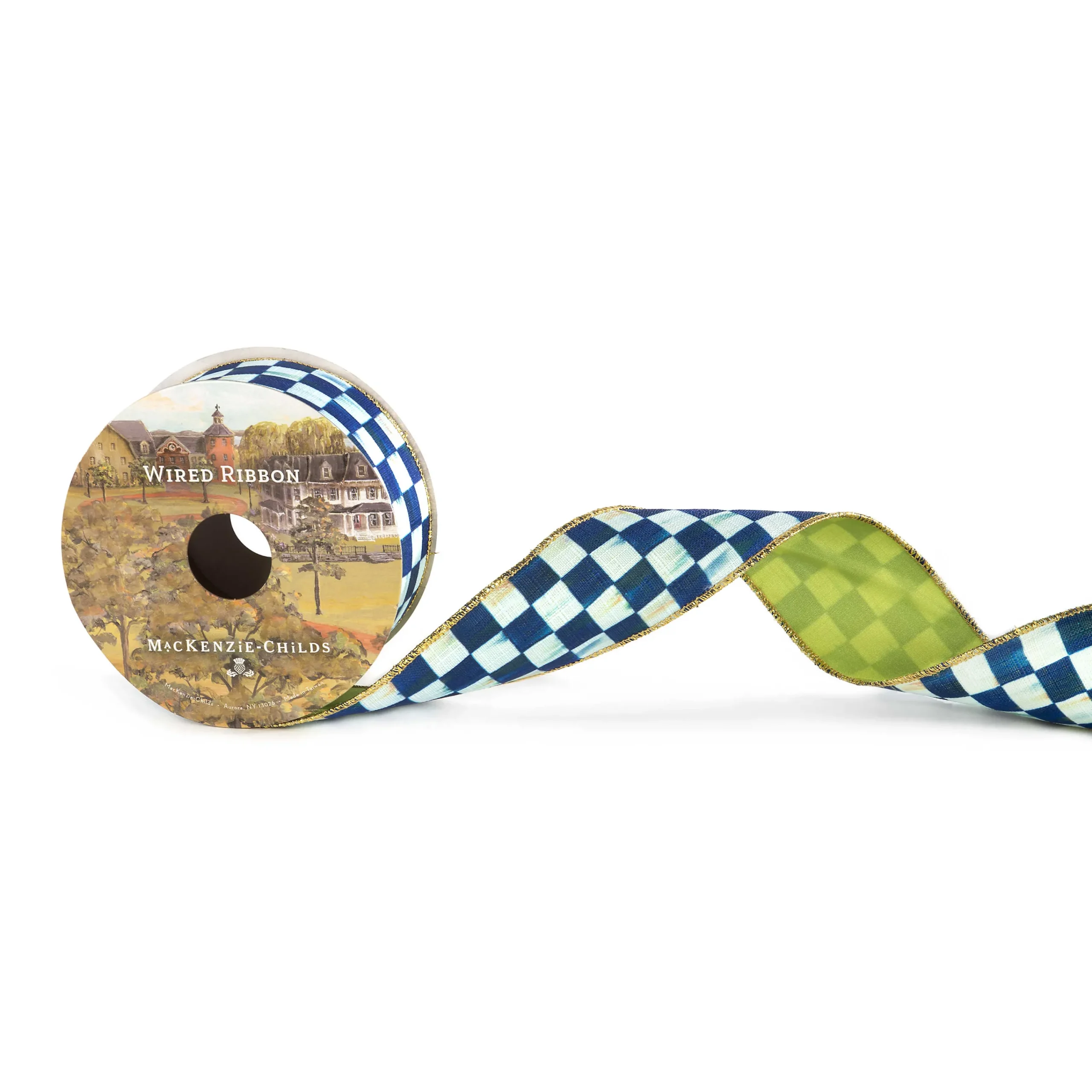MacKenzie-Childs Royal Check 2" Ribbon* Room Accents