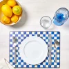 MacKenzie-Childs Royal Check Cork Back Placemats - Set Of 4* Outdoor Entertaining