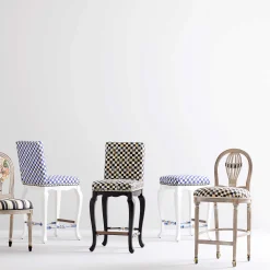 MacKenzie-Childs Royal Check Counter Stool* Dining Room & Kitchen