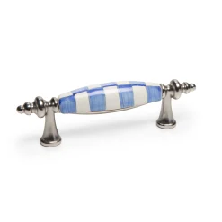 MacKenzie-Childs Royal Check Drawer Pull - Nickel* Room Accents