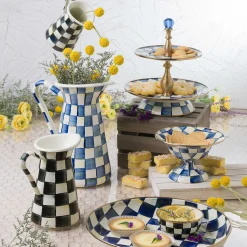 MacKenzie-Childs Royal Check Enamel Abundant Bowl* Outdoor Entertaining