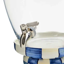 MacKenzie-Childs Royal Check Enamel Beverage Hostess* Outdoor Entertaining