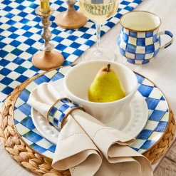 MacKenzie-Childs Royal Check Enamel Charger/Plate* Outdoor Entertaining