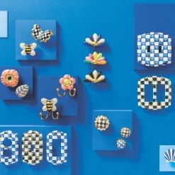 MacKenzie-Childs Royal Check Enamel Double Outlet Cover* Room Accents