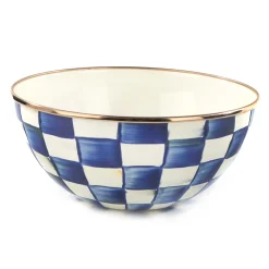 MacKenzie-Childs Royal Check Enamel Everyday Bowl - Small* Serveware