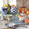 MacKenzie-Childs Royal Check Enamel Pitcher* Outdoor Entertaining