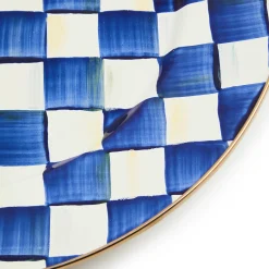 MacKenzie-Childs Royal Check Enamel Serving Platter* Outdoor Entertaining